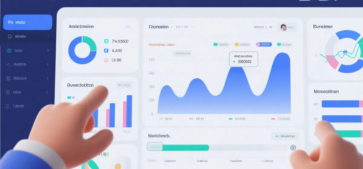 数据面板与走势图示意